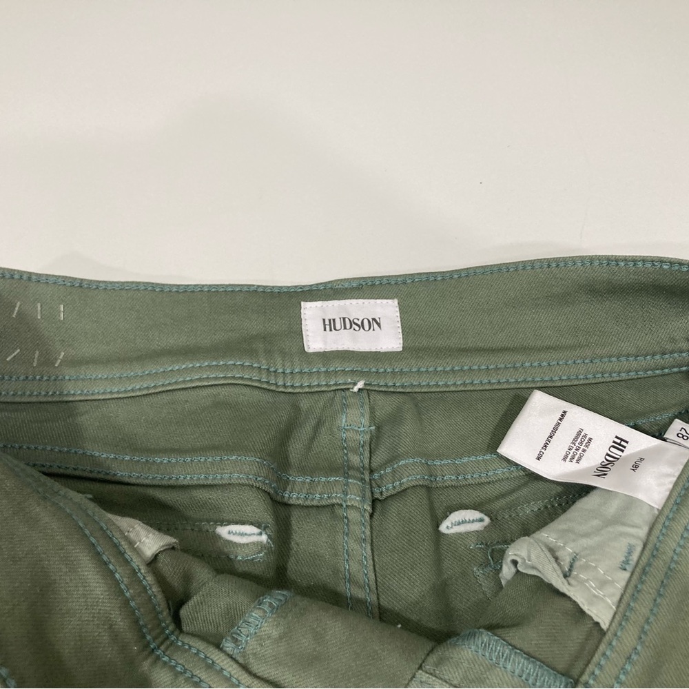 Hudson Jeans Green Jean Shorts - Picture 3 of 4